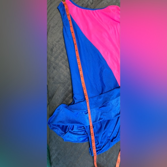 Lucky S Pink/Blue Figure Skating Practice dress - Picture 6 of 6